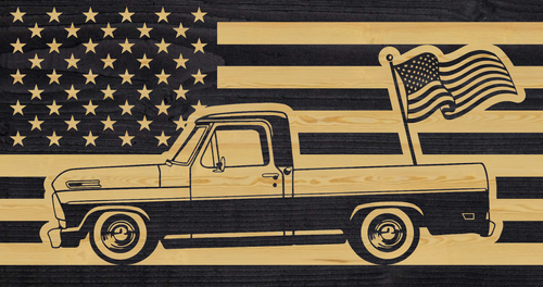 256 - Old Truck with Flag.png