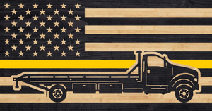Tow Truck - Thin Yellow Line